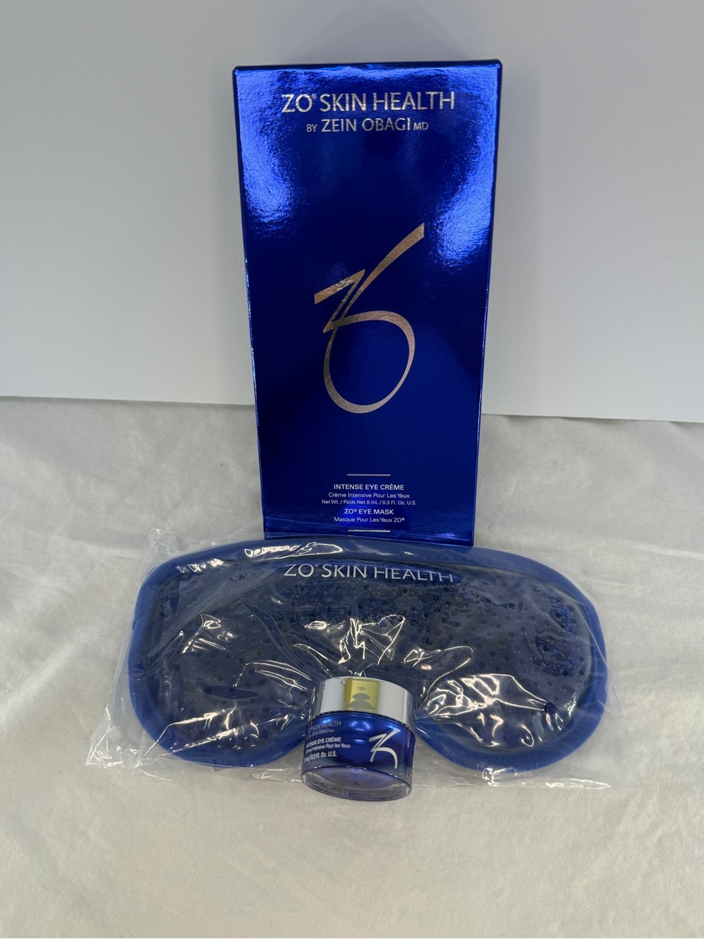 NIB ZO Skin Health Intense Eye Crème 8ml + Eye Mask Set EXP 09/2028